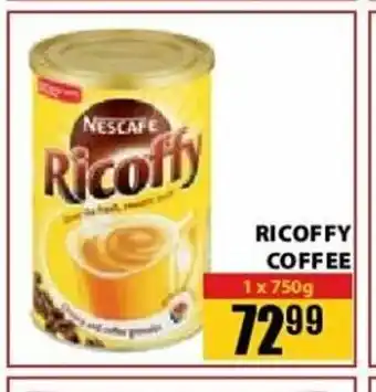 Jumbo Ricoffy Coffee 1 x 750g offer