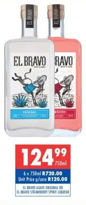 Ultra Liquors EL BRAVO STRAWBERRY SPIRIT LIQUEUR offer