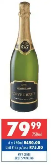 Ultra Liquors KWV CUVÉE BRUT SPARKLING offer