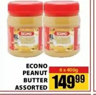 Jumbo Econo Peanut Butter Assorted 6 x 400g offer