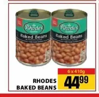 Rhodes Baked Beans 6 x 410g