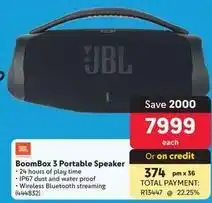 Makro Jbl - boombox 3 portable speaker offer