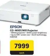 Makro Epson - co-wx01/w01 projector offer