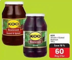 Makro Koo - sliced or grated beetroot offer