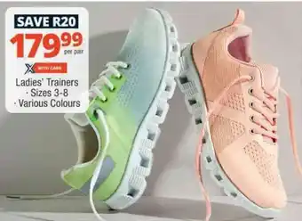 Checkers Hyper Ladies' Trainers offer