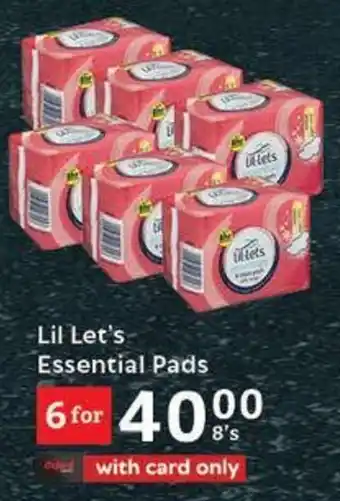 Oxford Freshmarket Lil Let's Essential Pads offer