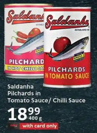 Oxford Freshmarket Saldanha Pilchards in Tomato Sauce/ Chilli Sauce offer