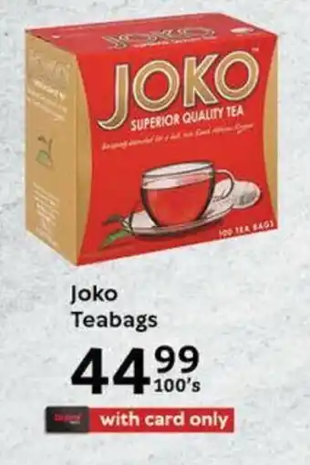 Oxford Freshmarket Joko Teabags offer