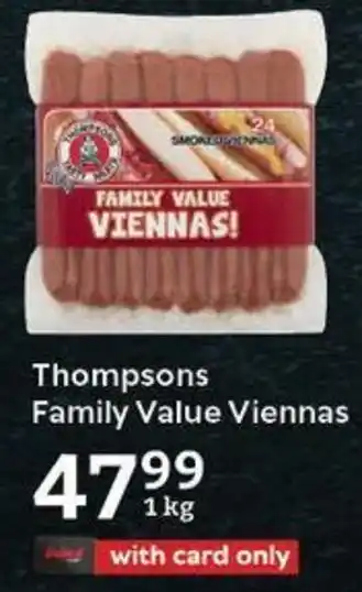 Oxford Freshmarket Thompsons Family Value Viennas offer