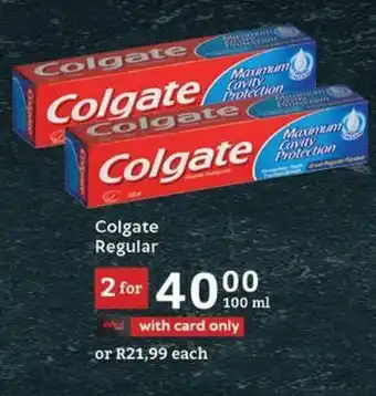 Oxford Freshmarket Colgate Regular offer