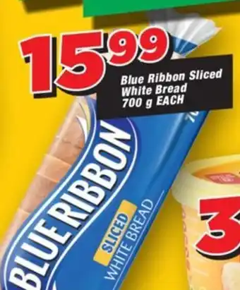 OK Grocer Blue Ribbon Sliced White Bread 700 g EACH offer