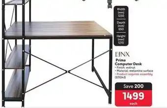 Makro Linx - prima computer desk offer