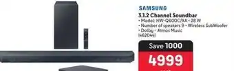 Makro Samsung - 3.1.2 channel soundbar offer