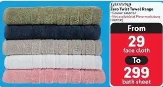 Makro Glodina - zero twist towel range offer