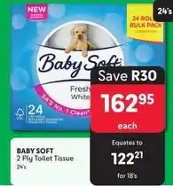 Makro Baby soft - 2 ply toilet tissue offer