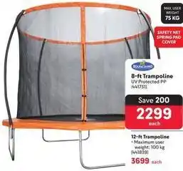 Makro Bounceking - 8-ft trampoline offer