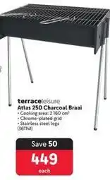 Makro Terraceleisure - atlas 250 charcoal braai offer