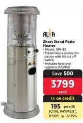 Makro Alva - short stand patio heater offer