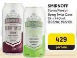 Makro Smirnoff - storm pine offer