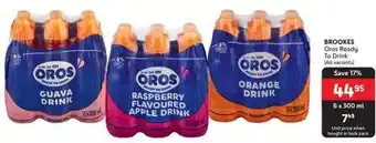 Makro Brookes - oros ready to drink offer