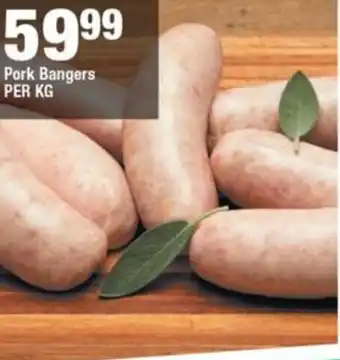 Pork Bangers PER KG