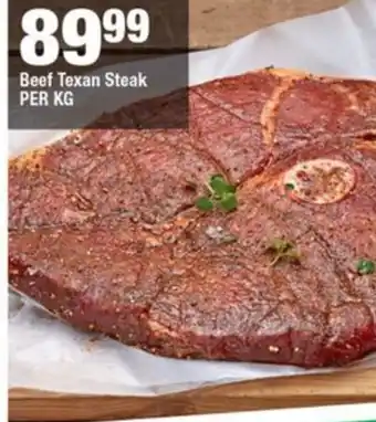 OK Grocer Beef Texan Steak PER KG offer