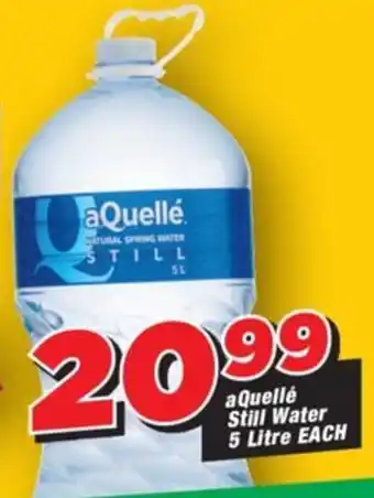 OK Grocer aQuellé Still Water 5 Litre EACH offer