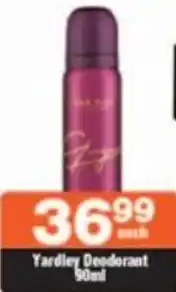 Check Star Yardley Deodorant offer