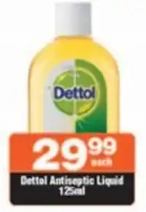 Check Star Dettol Antiseptic Liquid 125ml offer