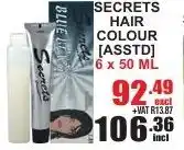 Secrets Hair Colour 6x50ml