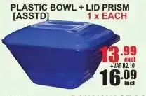 Arrow Cash And Carry Plastic Bowl + Lid Prism offer