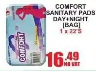 Comfort Sanitary Pads Day + Night 1x22's