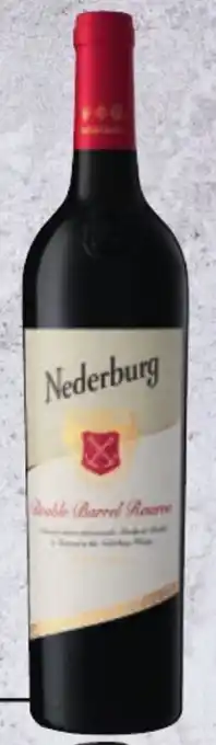 Pick n Pay Hypermarket Nederburg Double Barrel Reserve 750ml offer