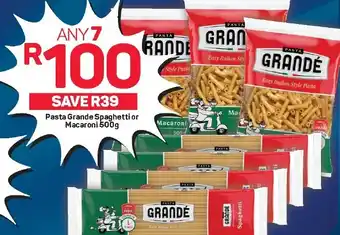 Pick n Pay Hypermarket Pasta Grande Spaghetti or Macaroni 500g offer