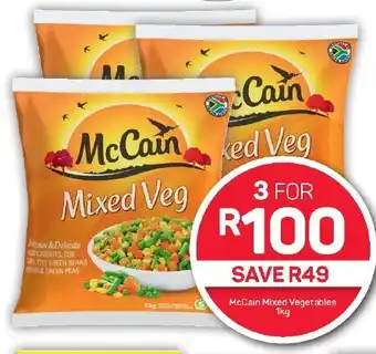 Pick n Pay Hypermarket McCain Mixed Vegetables 1kg offer