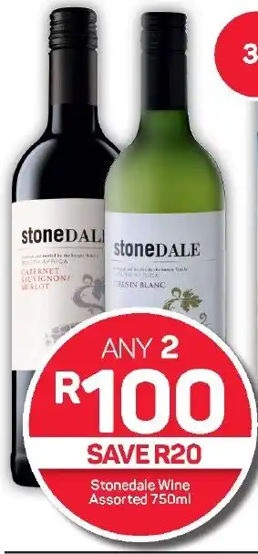 Pick n Pay Hypermarket Stonedale Wine Assorted 750ml offer