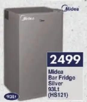 President Hyper Midea Bar Fridge Silver 93Lt (HS121) offer