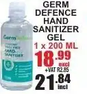 Arrow Cash And Carry Germ Defence Hand Sanitizer Gel 200ml offer
