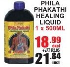 Phila Phakathi Healing Liquid 500ml offer at Arrow Cash And Carry