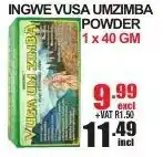 Ingwe Vusa Umzimba Powder 40gm