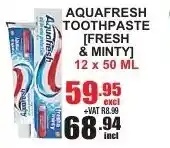 Arrow Cash And Carry Aquafresh Toothpaste 12x50ml offer