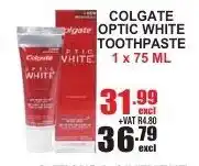 Arrow Cash And Carry Colgate Optic White Toothpaste 1x75ml offer