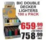BIC Double Deckers Lighters 100xpack