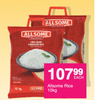 Save Allsome Rice 10kg offer