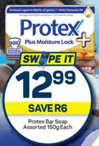Pick n Pay Protex Bar Soap Assorted 150g Each offer