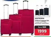 Makro Satrorini 3 Piece Luggage Set-Per Set offer