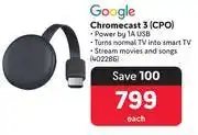 Makro Google Chromecast 3 CPO offer