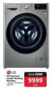 Makro LG 10.5Kg Front Loader Washing Machine F4V5RYP2T offer