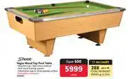 Makro Shoot Vegas Wood Top Pool Table offer