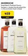 Inverroche Small Batch Distilled Classic, Verdant Or Amber Handcrafted Gin-750ml Each